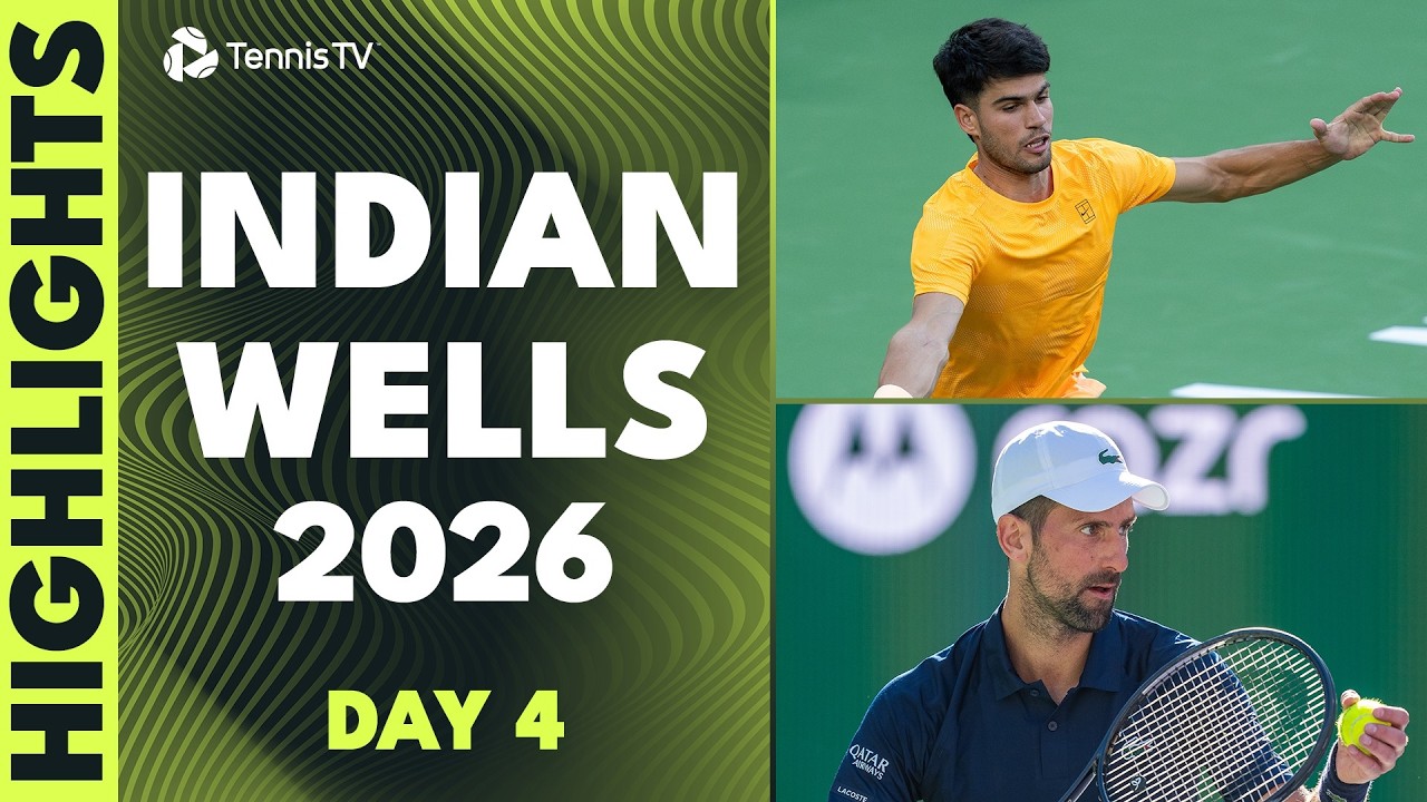 Alcaraz-Dimitrov; Djokovic, Draper Fritz Also In Action! 🌴 | Indian Wells 2026 Highlights