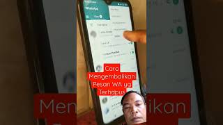 Download Lagu cara mengembalikan pesan wa yg terhapus #smartphone #tech #tipsandtricks MP3