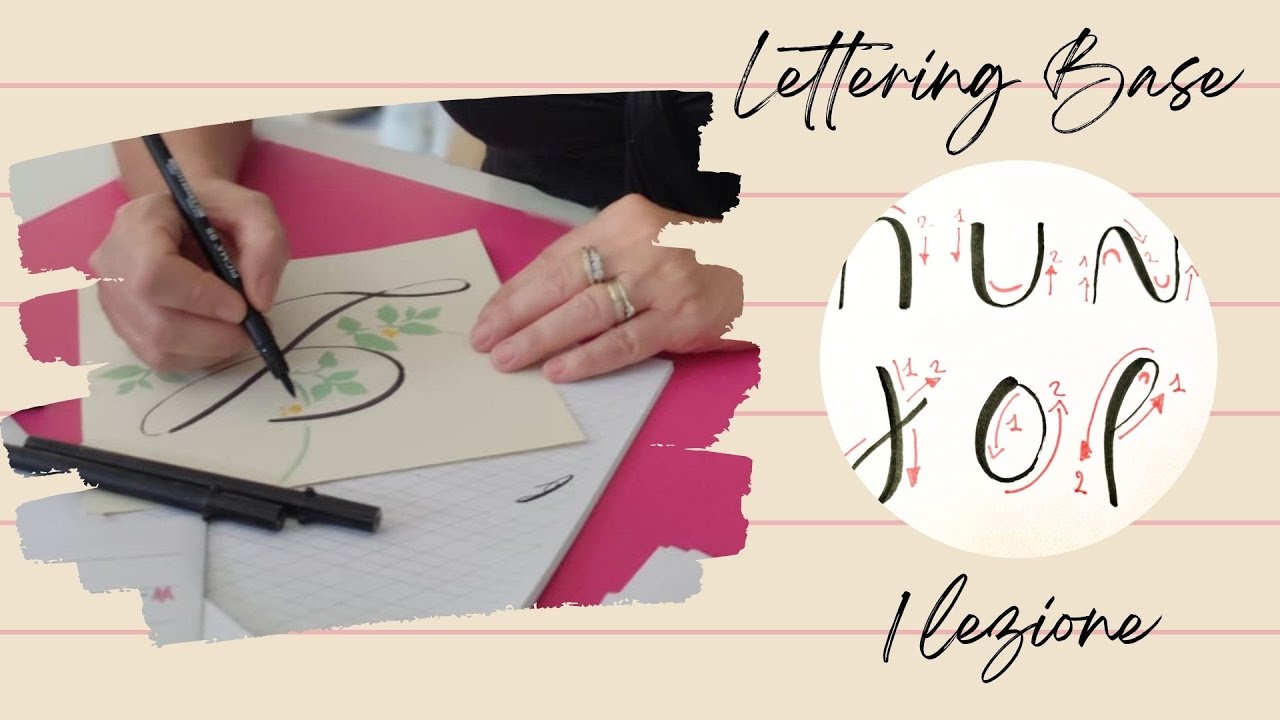 Corso Lettering Corso base Lettering 1° lezione i tratti fondamentali con Lara Vella ...