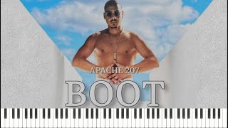 Apache 207 - Boot (Piano Tutorial + Noten)