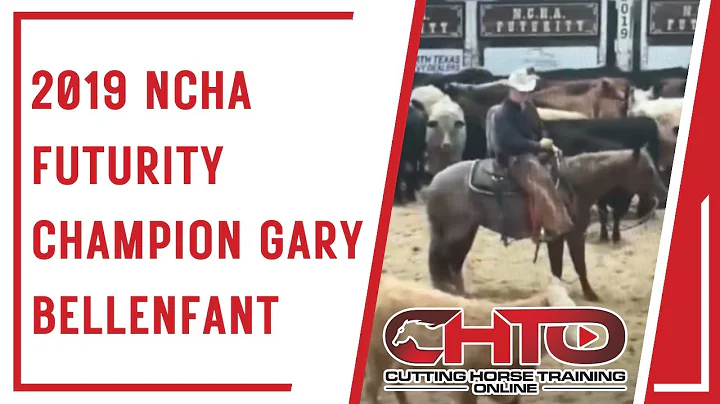 2019 NCHA Futurity Champion Gary Bellenfant