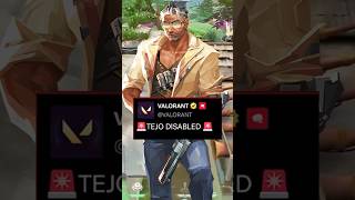 Tejo DISABLED in VALORANT 🚨 (Here’s Why)