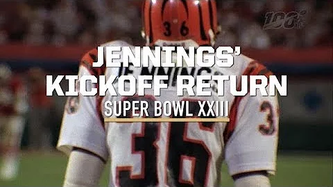 Jennings' Kickoff Return - Super Bowl XXIII