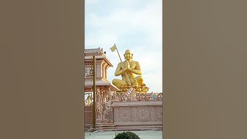 Second tallest sitting statue in the world #Statue of Equality #Hyderabad India