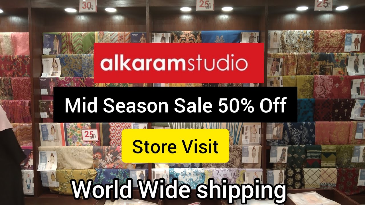 Alkaram Studio 50% Off Sale 2021//Mid Season Sale -Detailed Video With Prices