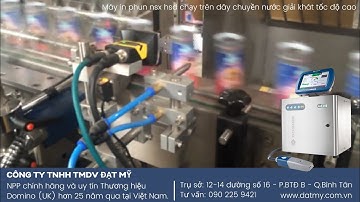 Máy in phun date tốc độ cao trong ngành nước giải khát | Máy in phun Ax350i | LH: 0902259421 Đức