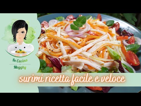 Video: Come Fare L'insalata Di Bastoncini Di Granchio?
