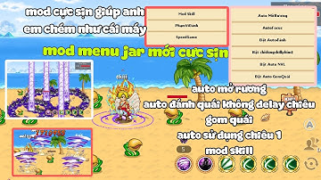 Htth lậu mod jar menu sever min cực vip giúp anh em up nhanh hơn 40% chém quái như cái máy