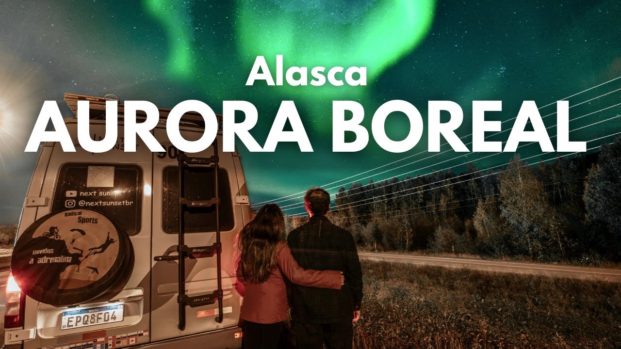EM BUSCA DA AURORA BOREAL NO ALASCA. VEJA O QUE ACONTECEU!