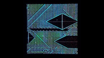 Cellular Worlds. Generative animation on LED panel, 2024. #pixelart