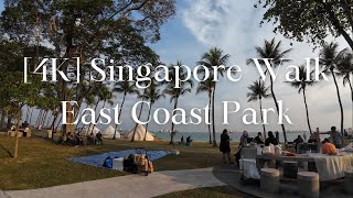 East Coast Park walking tour [4K]