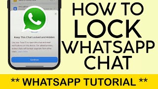 How to Lock Your Chat on Whatsapp | Lock Chat with Face ID or Fingerprint (2023) screenshot 5
