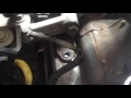 how to change left hand gearbox Honda Fit - замена подушки вариатора Хонда фит 2003