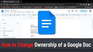 How to Change Ownership of a Google Doc (Guide)