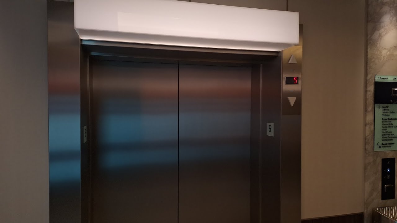Schindler Marine Elevator @ Royal Carribean Anthem Of The Seas