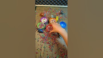 Satisfying Beads ASMR ◀️ Reverse Flow | Gentle Plastic Taps Only