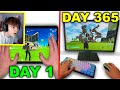 My 365 Day Fortnite MOBILE to KEYBOARD and MOUSE Progression...