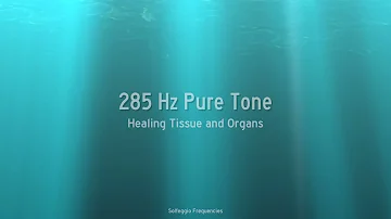 285 Hz Pure Tone - Healing Tissue and Organs - 1 Hour