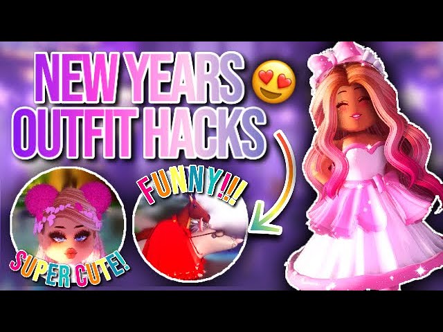 THE *CUTEST* NEW YEARS OUTFIT HACKS EVER! Royale High Outfits