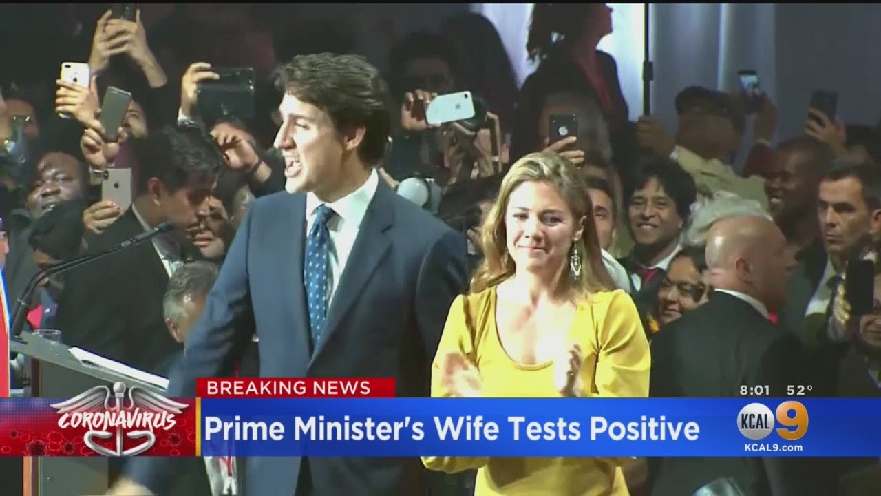 Wife of Canadian PM tests positive for coronavirus