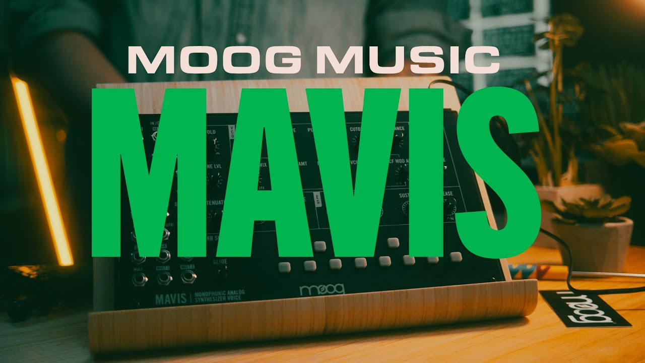 NEW Moog MAVIS - Monophonic Analog Synth - YouTube