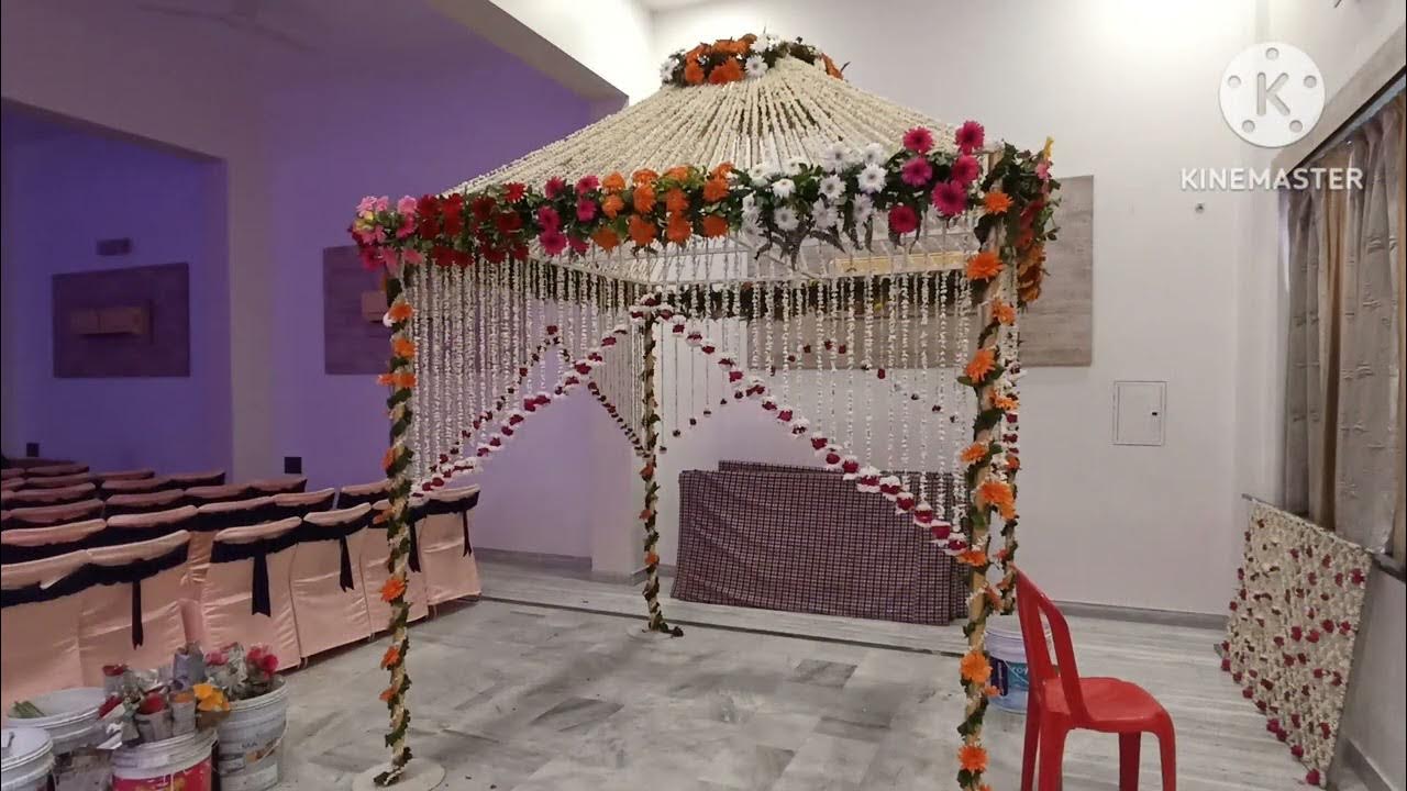 Hotel c.p palace Agra khandari flower decoration YouTube