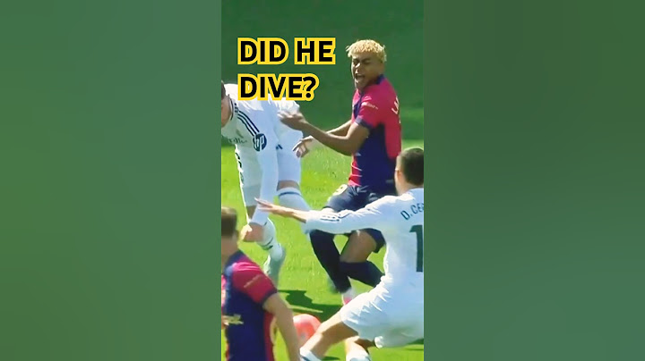 Lamine Yamal Dive? 🤔 Fake Foul in El Clásico!