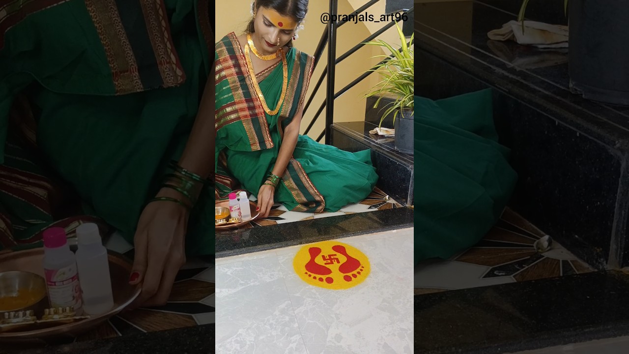 Navratri special rangoli designs #youtube #subscribe #rangoli #like #navratri #devi #share #comment