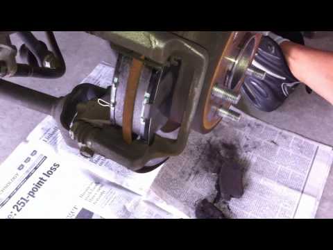Changing brake rotors honda crv #5