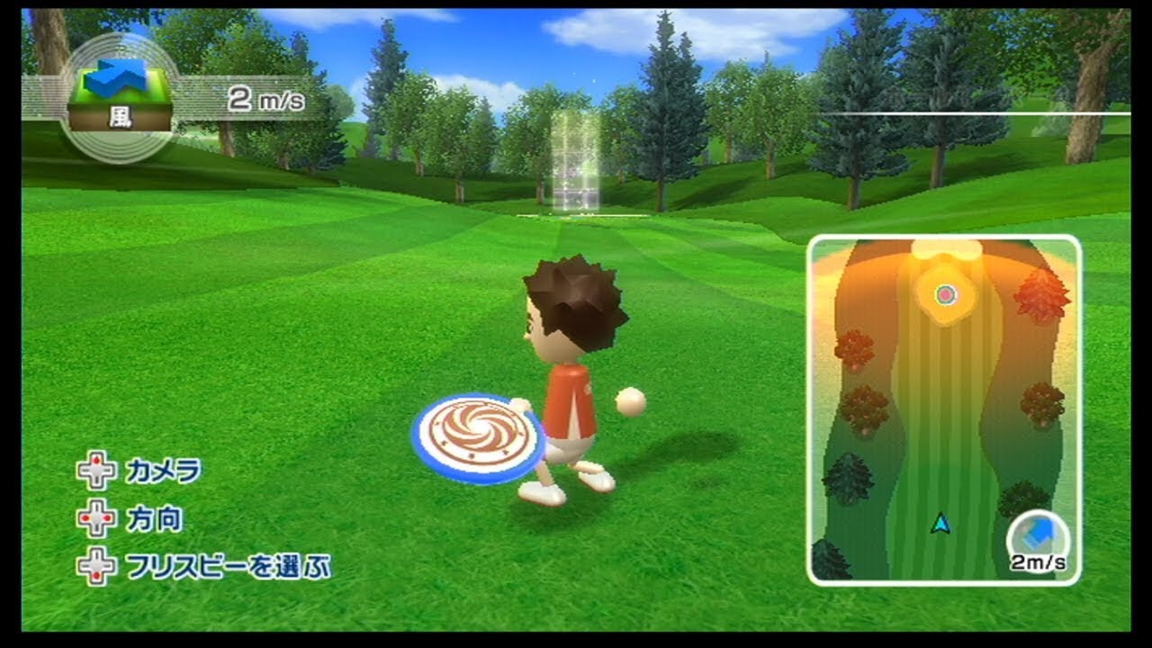 Wii Sports Resort Wiiスポーツリゾートのフリスビーゴルフで遊んでみた Youtube