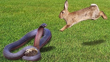 Amazing Hero Rabbit Save Rabbit Baby Da Snake Python Hunting Hero Aniamals Save Another Animals