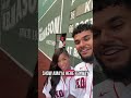 Pulled Amaya & Bryan for a chat at Fenway! #loveisland #loveislandusa #amayapapaya #mlb #redsox