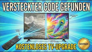 📺 Jeder Fernseher hat einen geheimen Modus, von dem der Hersteller nicht will, dass Sie ihn finden!