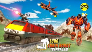 Euro Train Future Robot Transform Game 2020 - Android Gameplay FHD screenshot 2