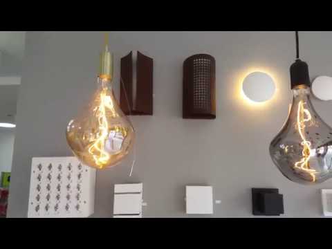 Lâmpadas de filamento LED vetro modelo gigante. - YouTube