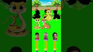 এটা বাঘের ছায়া এটা সাপের ছায়া #cartoon #funny #animation #video #vlog #facts #shorts #cartoon