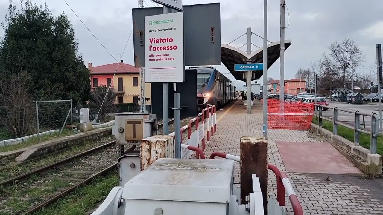 passaggio a livello casello 11 del giorno 5/2/26 nuova linea 