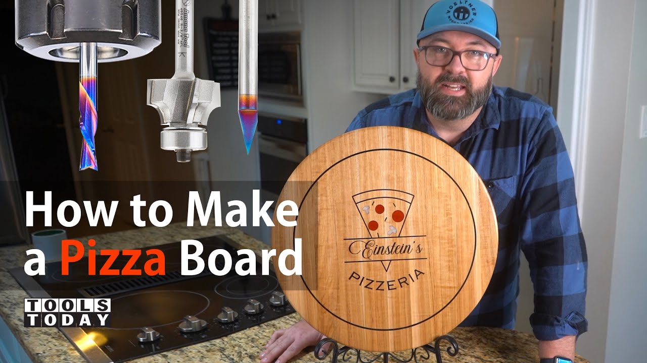 How to Make a CNC Pizza Board ToolsToday YouTube