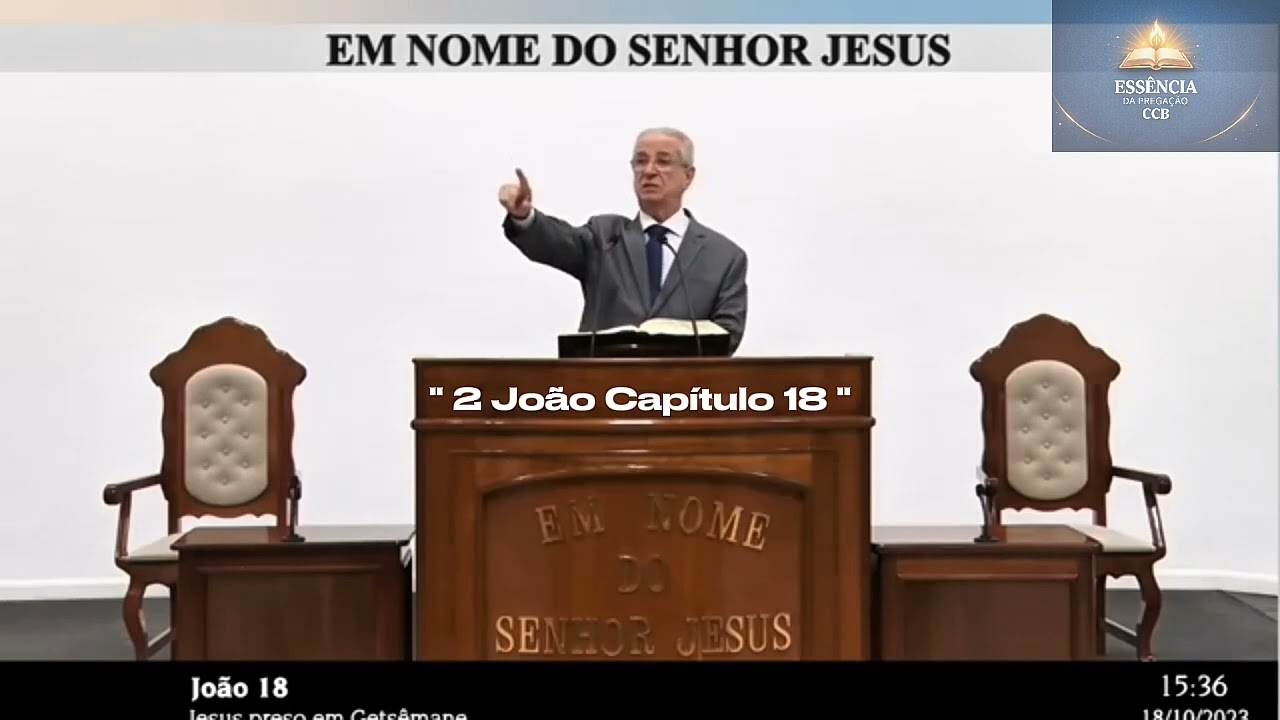 Pregação CCB irmão Luiz Carlos, 