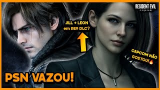 PSN VAZOU Jill + Leon em RE9 DLC? 🔥 Leaks de Requiem