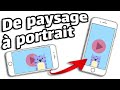 Vidéo horizontal au format vertical