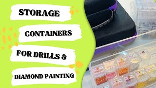 Storage Containers for Diamond Painting Drills | Diamond Painting Drill Storage Systems