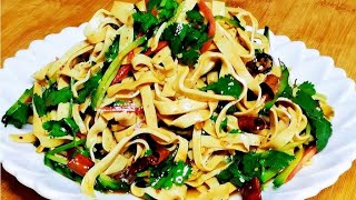 一周多次的豆腐皮做法，少油低脂又入味，爽口開胃下飯，簡單易做 #美食 #做飯 #中餐 #家常菜 #菜譜