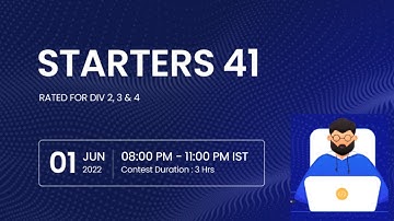 CodeChef Starters 41 problems solution with detailed explanation and C++ source code