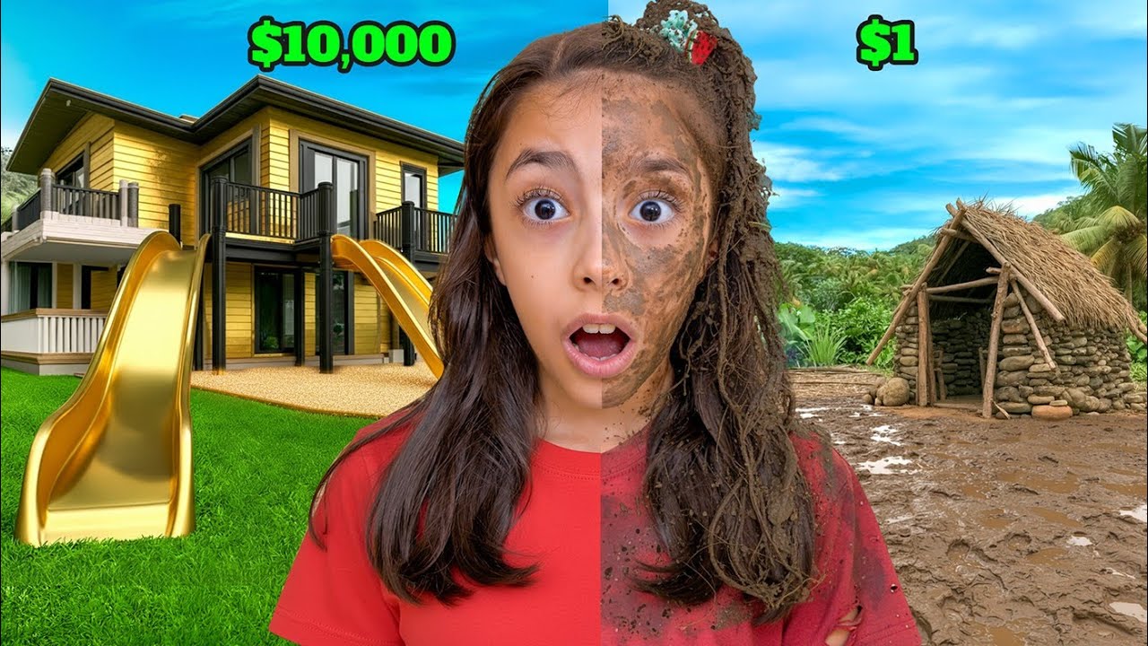 تيما عاشت يوم كامل  بدولار 1$ مقابل10,000$ 😱