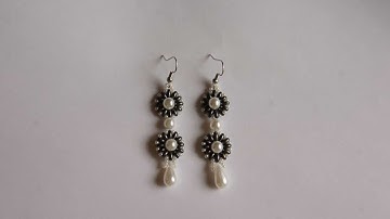 How To Make Earrings With Pearls And Beads - DIY Crafts Tutorial - Guidecentral