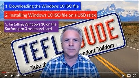 How to Upgrade Surface pro 3 with msata part 2 - Windows 10 1803 installation guide.