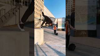 Parkour Athlete Pretended To Be A Falling Blind Person😂🫣 #Kiryakolesnikov #Prank #Funny #Comedy