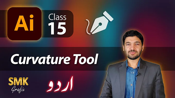 Curvature Tool - Class 15 - Adobe illustrator in Urdu & Hindi