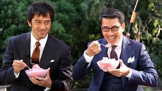中井貴一、阿部寛が“ざくろかき氷”をほおばる　映画｢柘榴坂の仇討｣完成報告会見(1)
